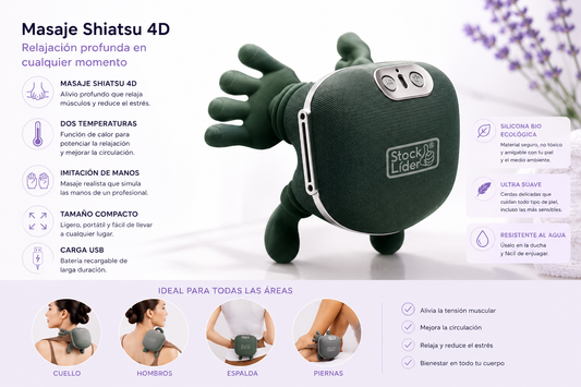 Masajeador shiatsu 4D
